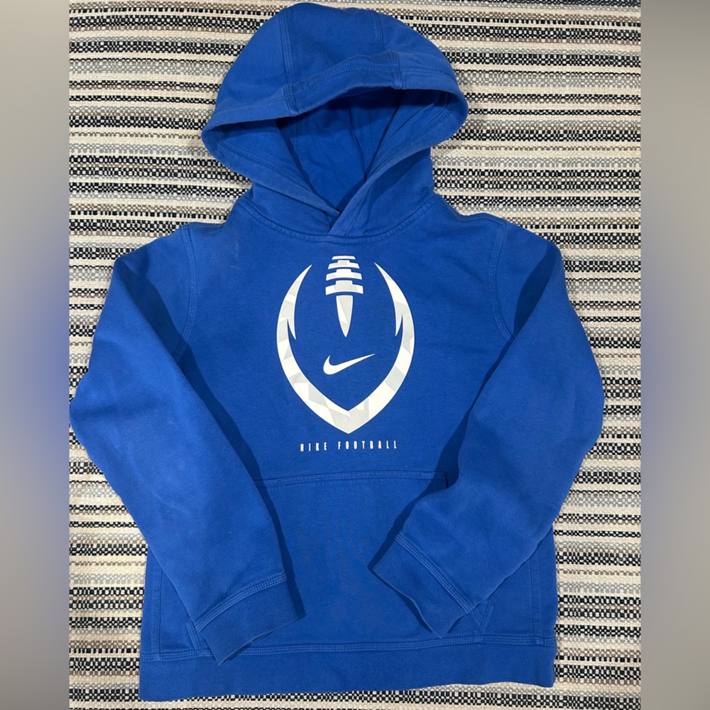 Nike Royal Blue Sweatshirt with White Emblem